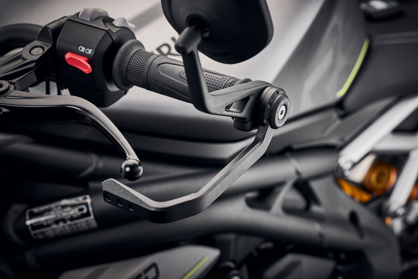 Evotech Triumph Street Triple 765 RS Brake And Clutch Lever Protector Kit (2023+) (Bar End Mirror Version)