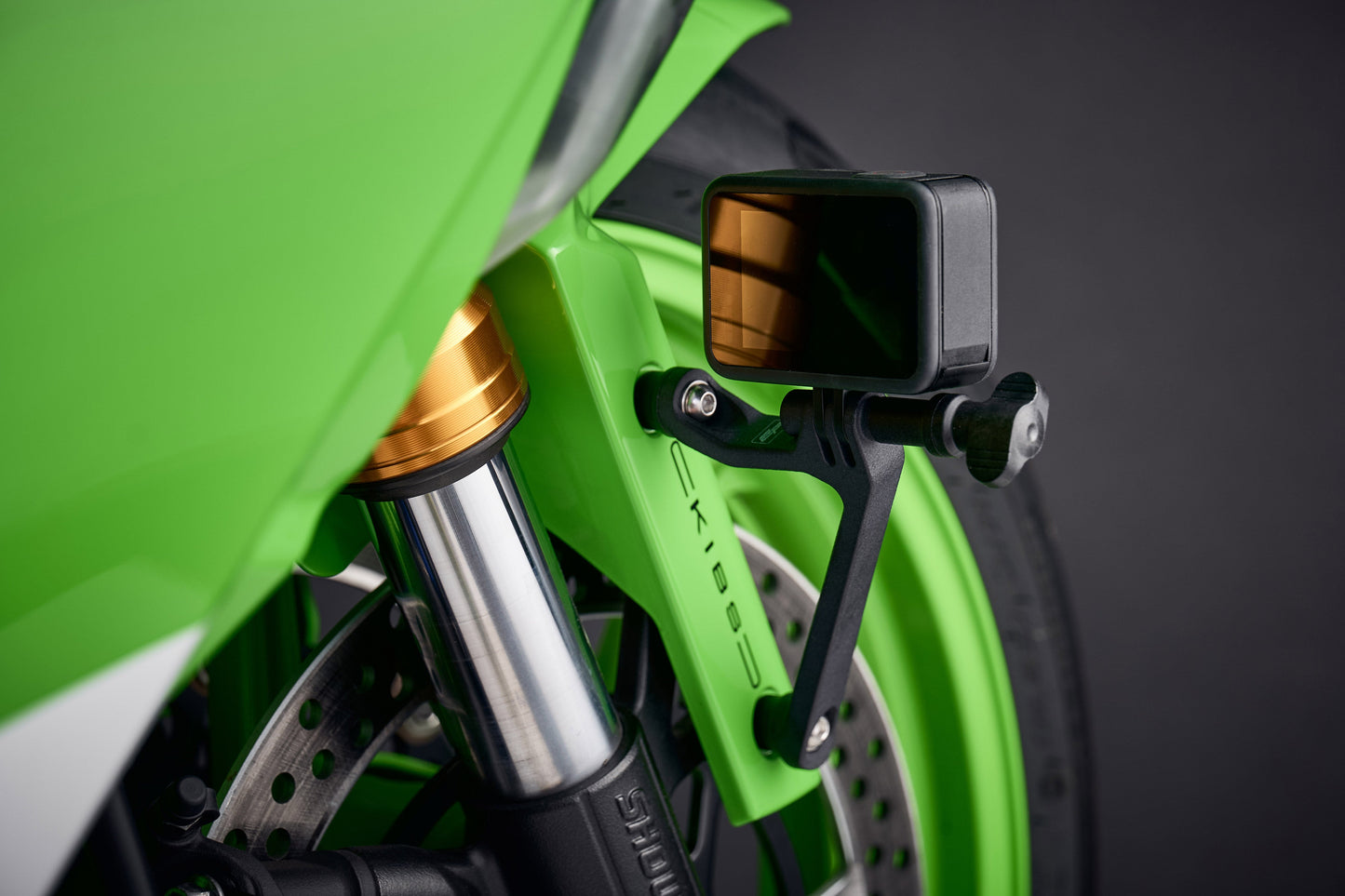 Evotech Action / Safety Camera Front Mudguard Mount - Kawasaki ZX-10R SE Performance (2019 - 2020)