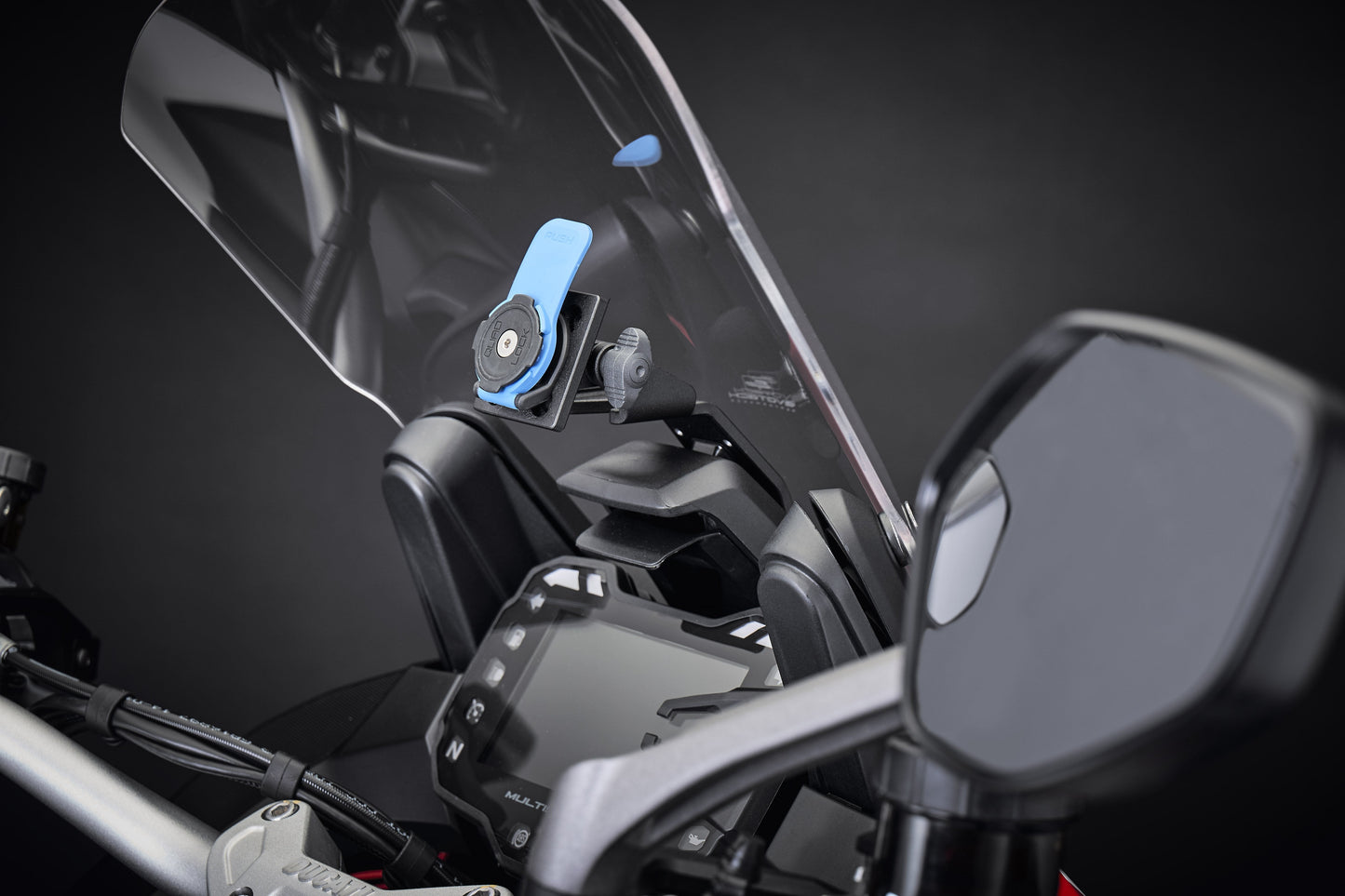 Evotech Quad Lock Compatible Mount - Ducati Multistrada V2 S (2022 - 2024)