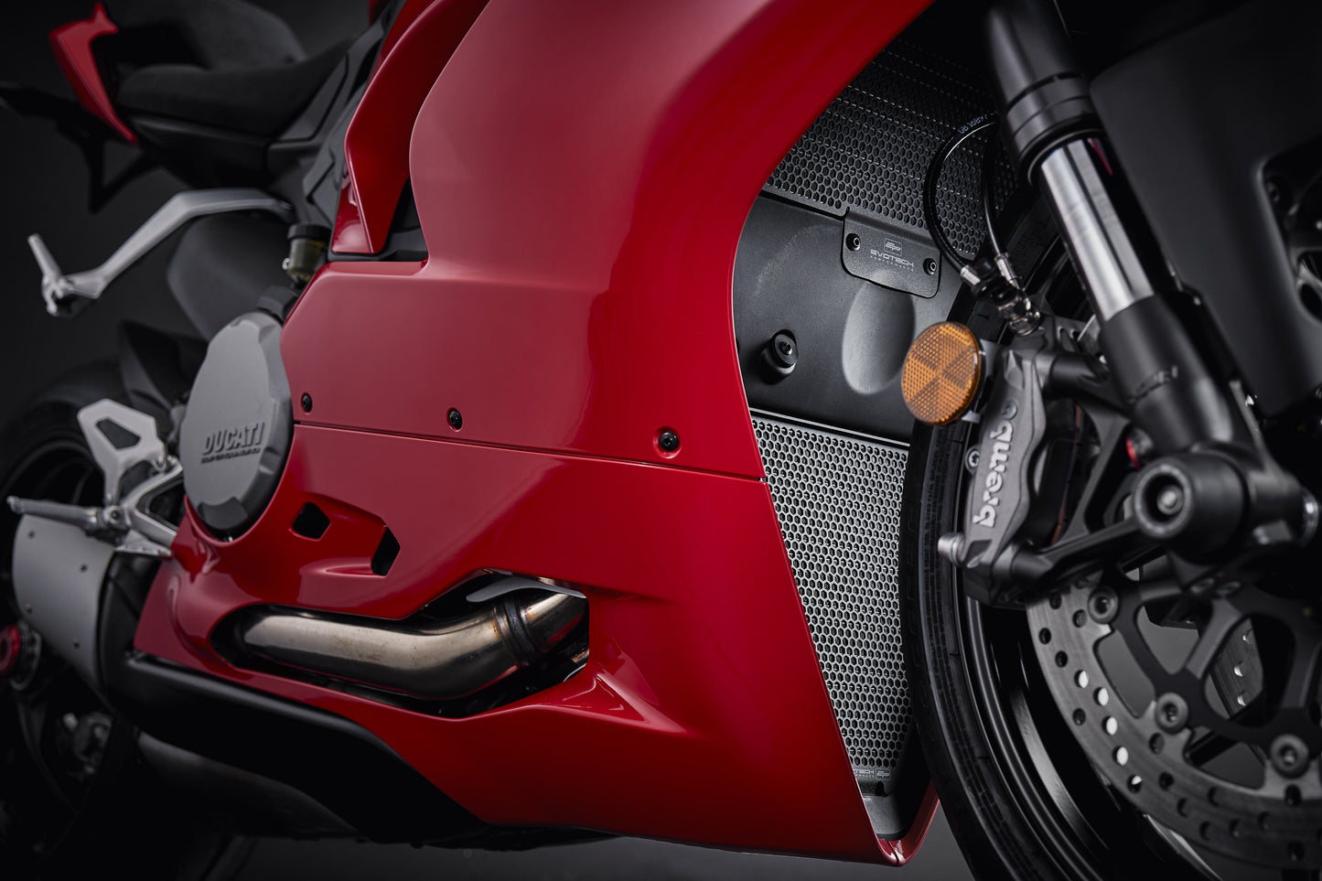 Evotech Upper Radiator Guard - Ducati V2 Superquadro Final Edition (2025+)