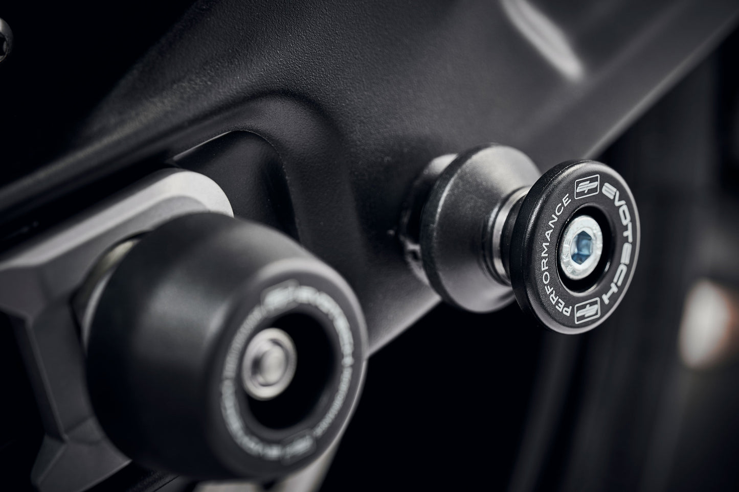 Evotech Paddock Stand Bobbins - Triumph Trident (2025+)