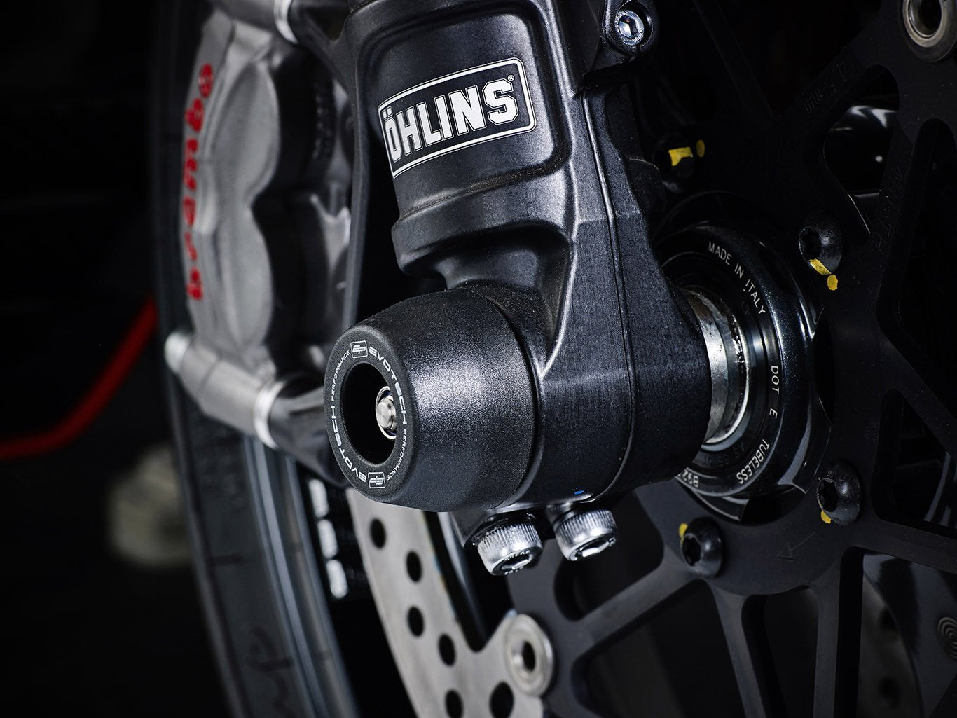 Evotech Spindle Bobbins Kit - Ducati Hypermotard 1100 Evo (2010-2012)