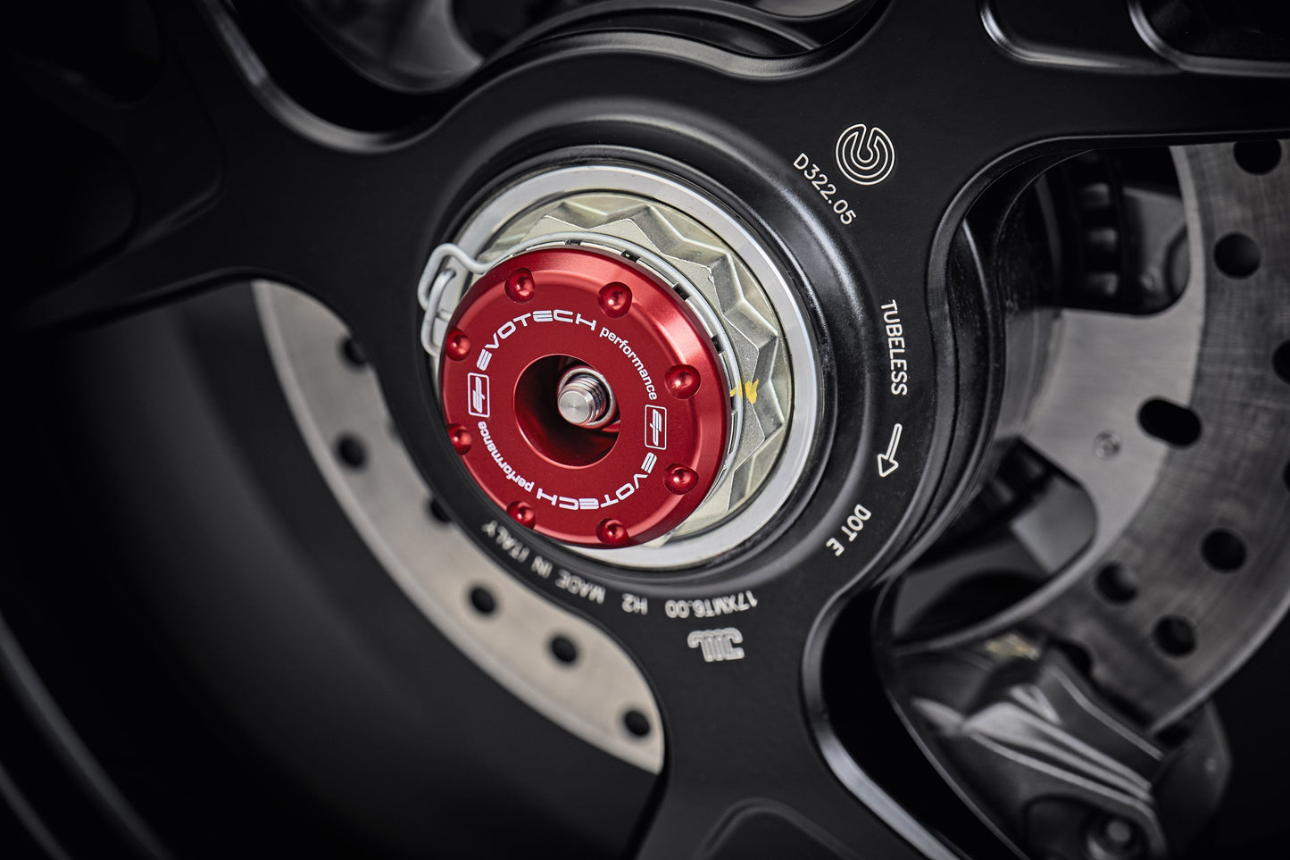 Evotech Spindle Bobbins Kit - Ducati Diavel 1260 Lamborghini (2021)