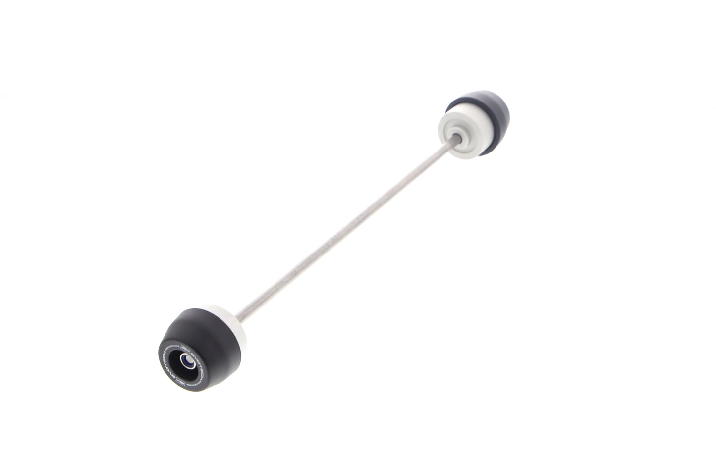 EP Rear Spindle Bobbins for the KTM 790 Adventure are two crash protection bungs to be fitted either side of the motorcycle’s rear wheel. The aluminium and nylon crash bobbins are installed using a rolled-thread spindle rod.