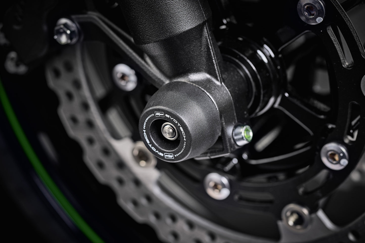 Evotech Front Spindle Bobbins - Kawasaki Z900 Performance (2021 - 2024)