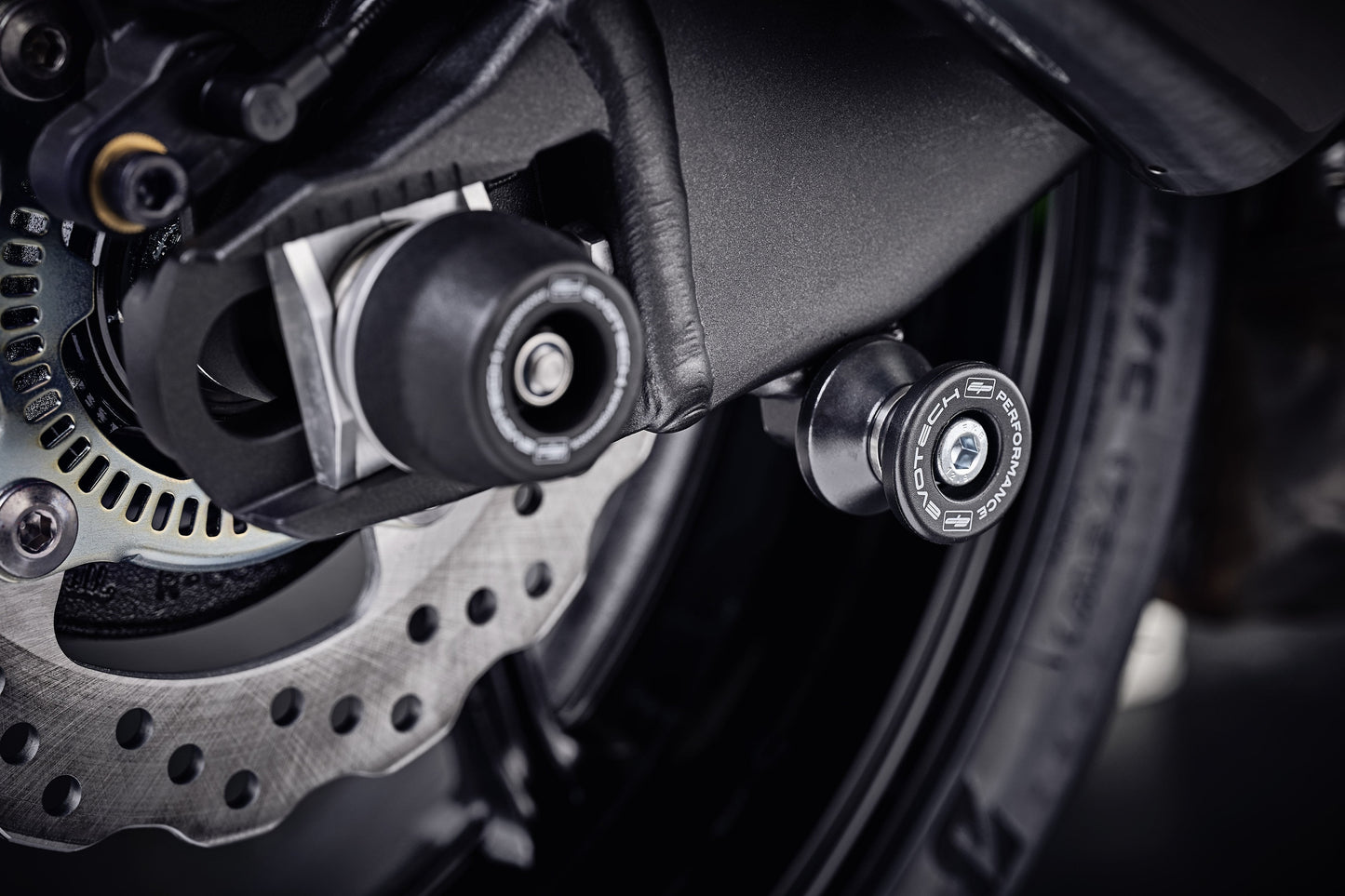 Evotech Paddock Stand Bobbins - Kawasaki ZX6R Performance (2019-2021)