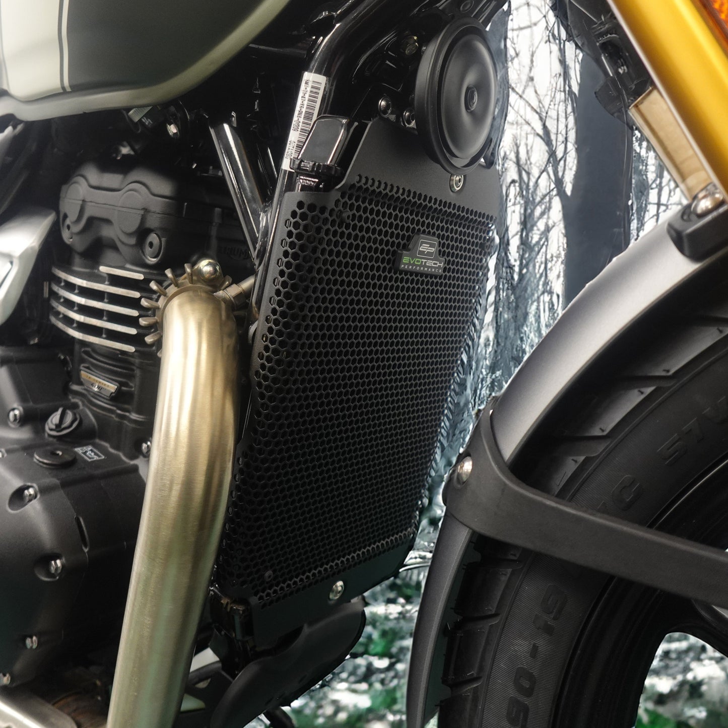 Evotech Radiator Guard - Triumph Scrambler 400 X (2024+)