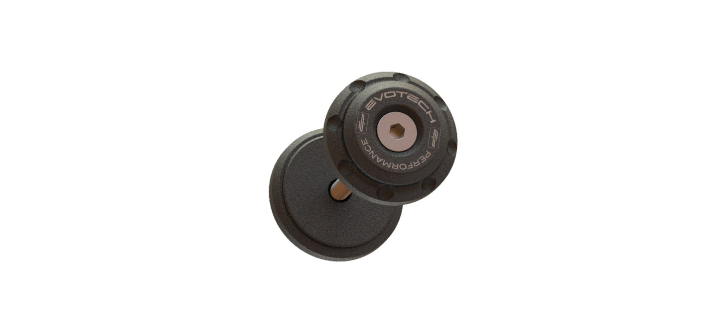 Evotech Bar End Weights for OE handlebar end mirrors - Triumph Street Triple S (660) (2020+)