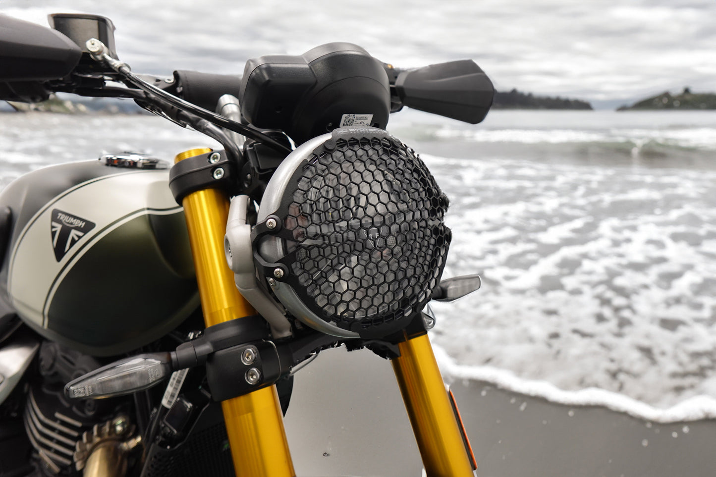 Evotech Headlight Guard - Triumph Scrambler 400 X (2024+)