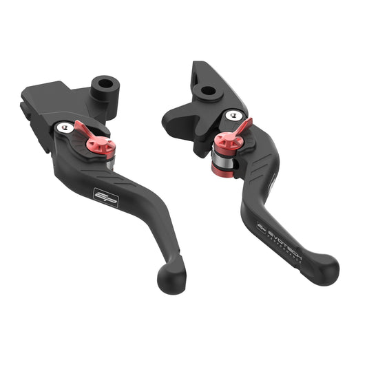 Evotech Evo Short Brake and Clutch Lever Set - Royal Enfield Himalayan 450 (2024+)