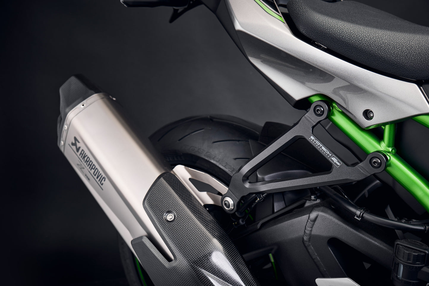 Evotech Kawasaki Z H2 SE Exhaust Hanger (2021+)