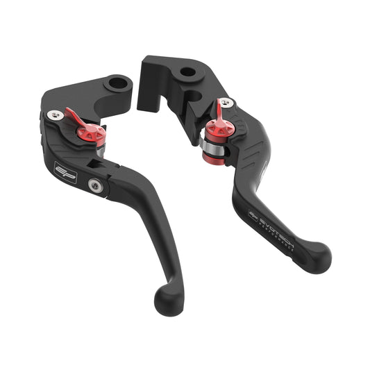 Evotech Evo Folding Clutch and Short Brake Lever Set - Kawasaki Z125 Performance (2019+)