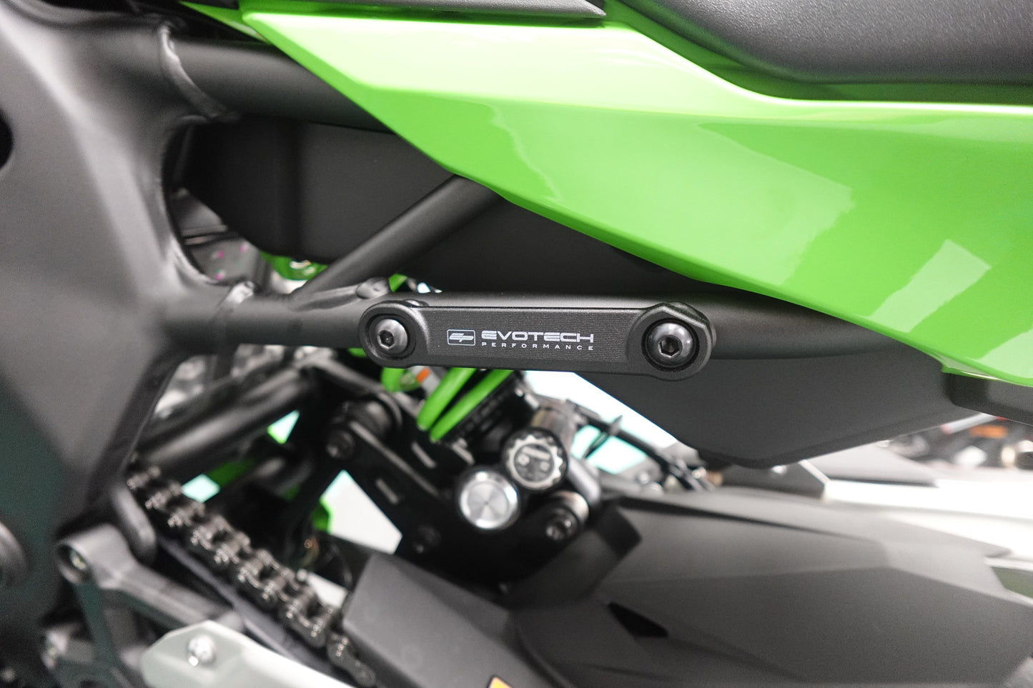 Evotech Kawasaki ZX-10R Pillion Footpeg Blanking Plate (2008 - 2010)