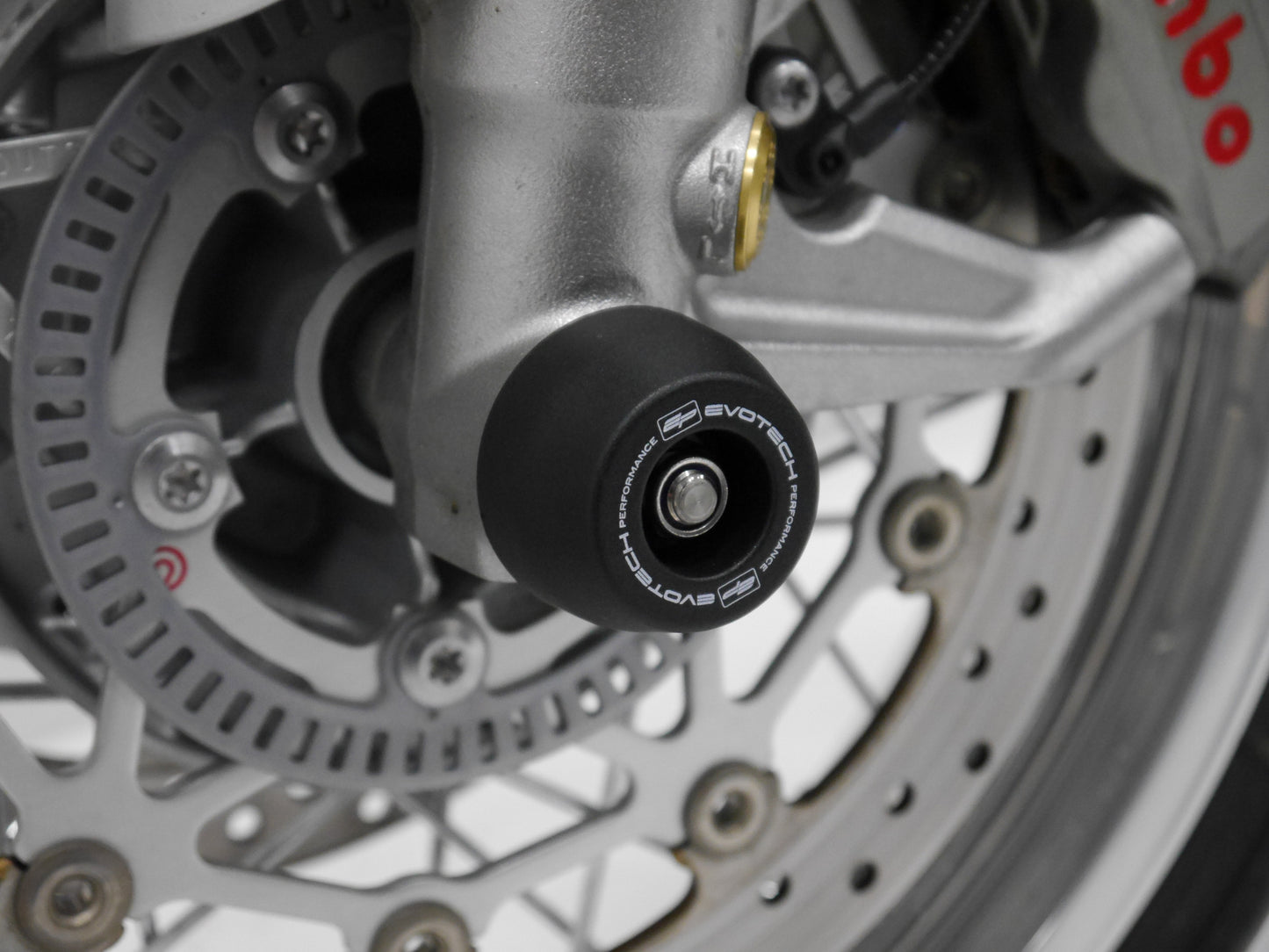 Evotech Front Spindle Bobbins - Triumph Scrambler 1200 XC (2019-2023)